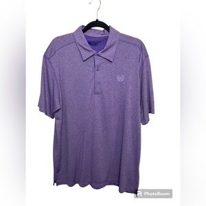 Bermuda Sands purple short sleeve golf polo. MGCC. Large